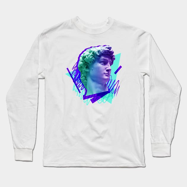 David's head Long Sleeve T-Shirt by Catprint